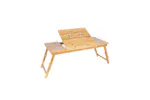 Songmics Tilting Top Laptop Desk | Natural Bamboo Songmics Tilting Top Laptop Desk | Natural Bamboo