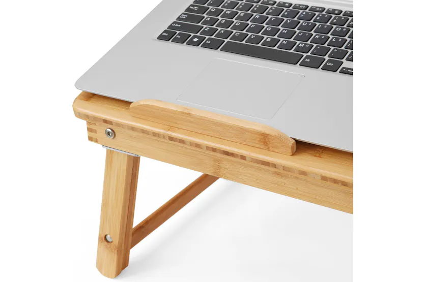 Songmics Adjustable Laptop Desk | Natural Bamboo Songmics Adjustable Laptop Desk | Natural Bamboo