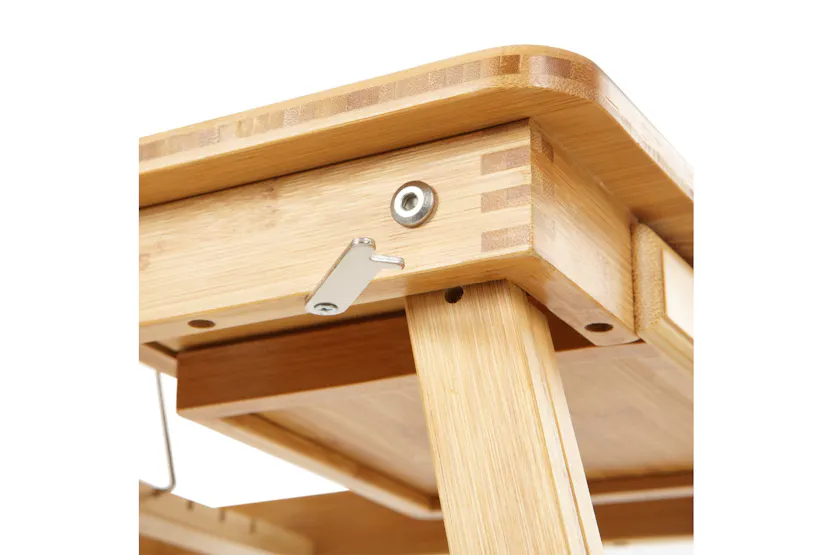 Songmics Adjustable Laptop Desk | Natural Bamboo Songmics Adjustable Laptop Desk | Natural Bamboo