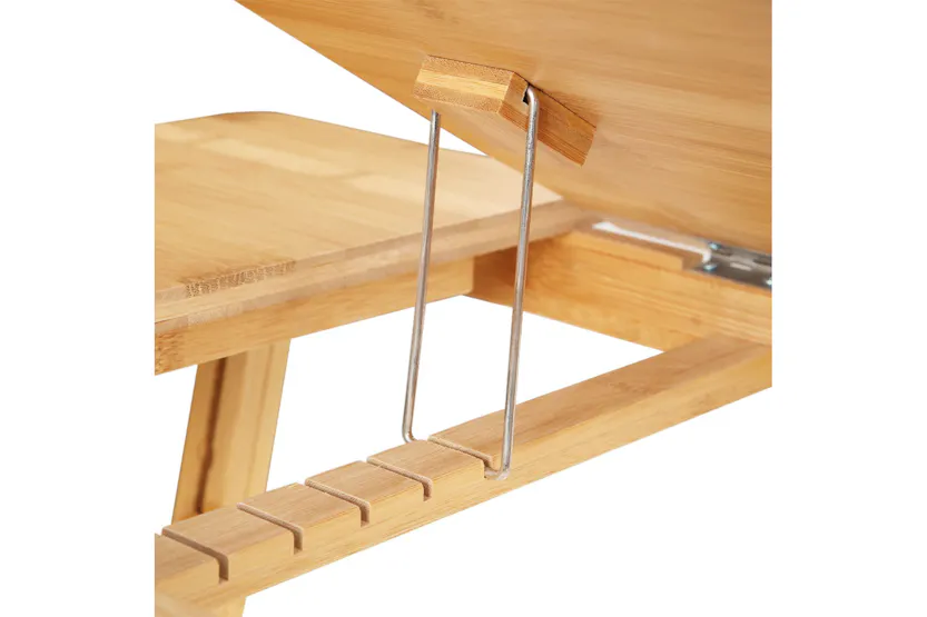 Songmics Adjustable Laptop Desk | Natural Bamboo Songmics Adjustable Laptop Desk | Natural Bamboo