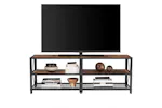 Vasagle Bryce Industrial TV Stand Entertainment Center | Rustic Brown Vasagle Bryce Industrial TV Stand Entertainment Center | Rustic Brown