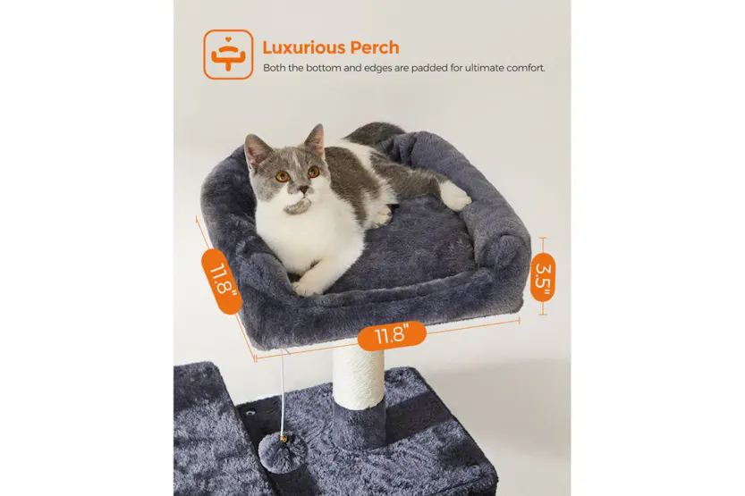 Feandrea Cat Tree | Smoky Gray Feandrea Cat Tree | Smoky Gray