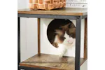 Feandrea Cat Tree and End Table | Rustic Brown Feandrea Cat Tree and End Table | Rustic Brown