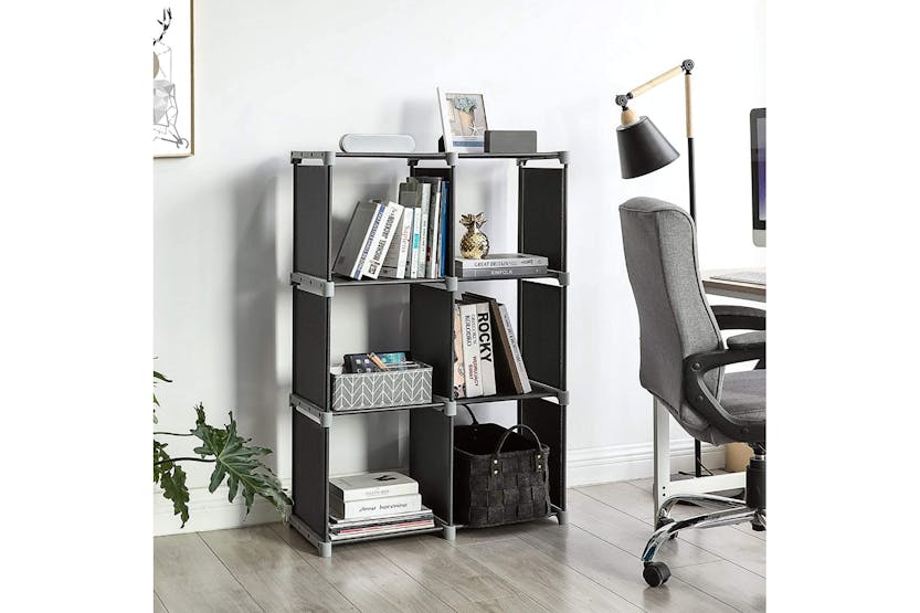 Songmics 3 Tiers Storage Cube Bookcases | Black Songmics 3 Tiers Storage Cube Bookcases | Black