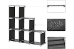 Songmics 3 Tiers Storage Cube Bookcases | Black Songmics 3 Tiers Storage Cube Bookcases | Black