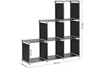 Songmics 3 Tiers Storage Cube Bookcases | Black Songmics 3 Tiers Storage Cube Bookcases | Black