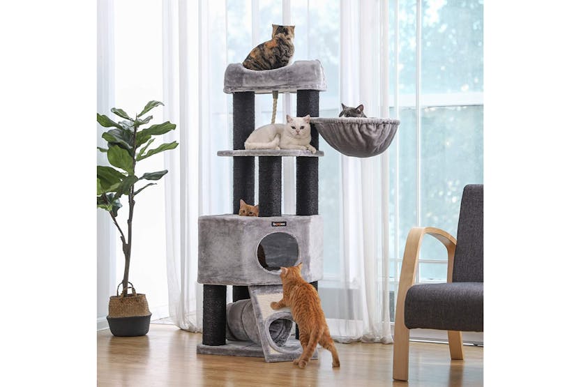 Feandrea Cat Tree | Light Grey & Black Sisal Feandrea Cat Tree | Light Grey & Black Sisal