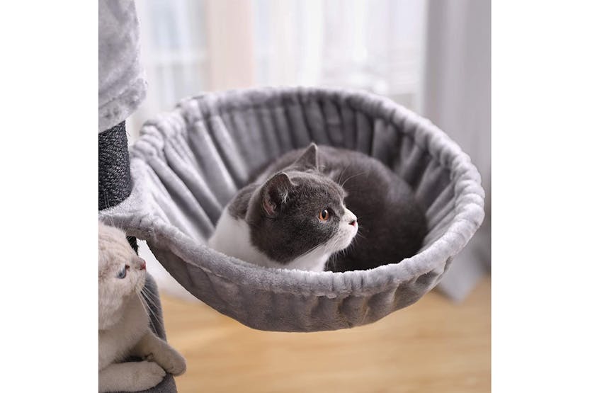 Feandrea Cat Tree | Light Grey & Black Sisal Feandrea Cat Tree | Light Grey & Black Sisal