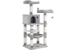 Feandrea Dual Platforms Cat Tree | Light Grey Feandrea Dual Platforms Cat Tree | Light Grey