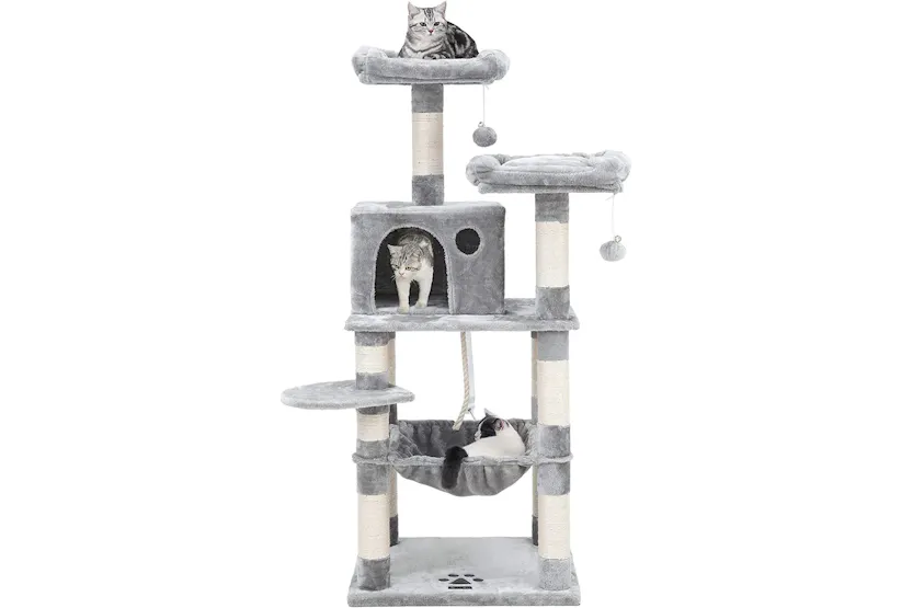 Feandrea Dual Platforms Cat Tree | Light Grey Feandrea Dual Platforms Cat Tree | Light Grey