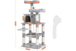Feandrea Dual Platforms Cat Tree | Light Grey Feandrea Dual Platforms Cat Tree | Light Grey