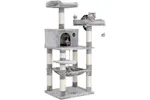 Feandrea Dual Platforms Cat Tree | Light Grey Feandrea Dual Platforms Cat Tree | Light Grey