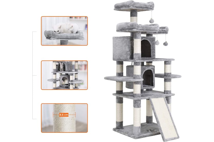 Feandrea UPCT18W Large Size Cat Tree | Smoke Grey Feandrea UPCT18W Large Size Cat Tree | Smoke Grey