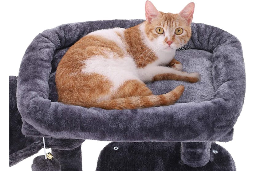 Feandrea UPCT51G Side Basket Cat Tree | Smoky Grey Feandrea UPCT51G Side Basket Cat Tree | Smoky Grey