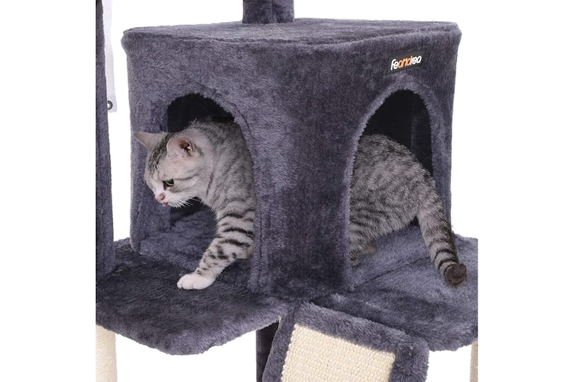 Feandrea UPCT51G Side Basket Cat Tree | Smoky Grey Feandrea UPCT51G Side Basket Cat Tree | Smoky Grey