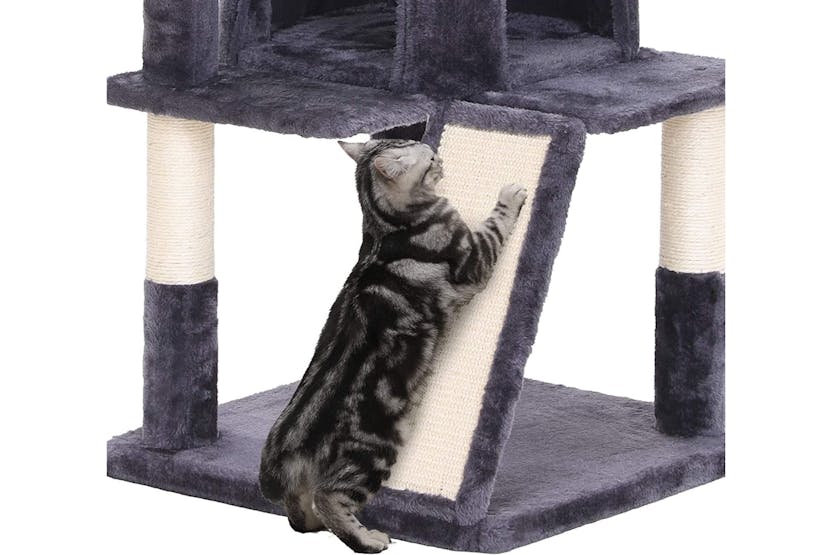 Feandrea UPCT51G Side Basket Cat Tree | Smoky Grey Feandrea UPCT51G Side Basket Cat Tree | Smoky Grey