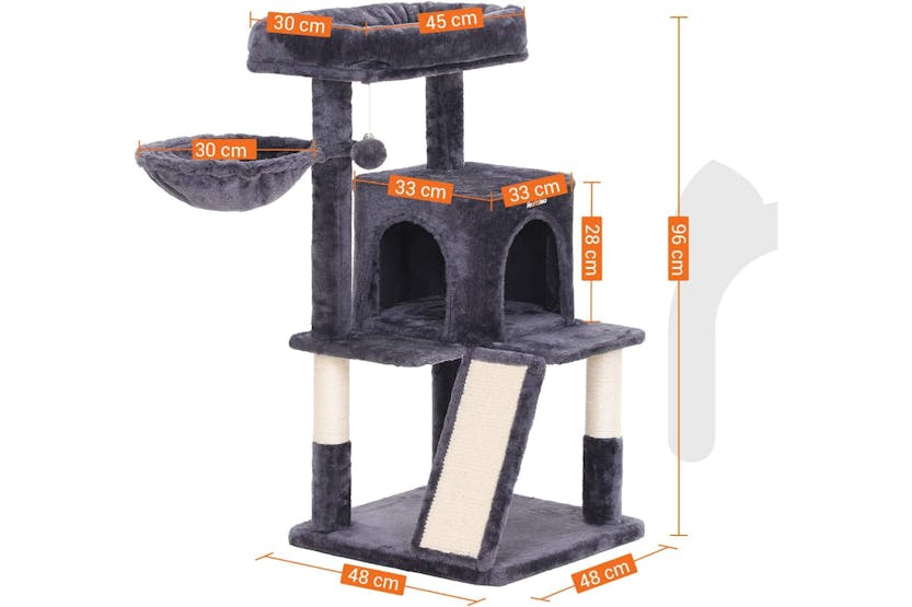 Feandrea UPCT51G Side Basket Cat Tree | Smoky Grey Feandrea UPCT51G Side Basket Cat Tree | Smoky Grey