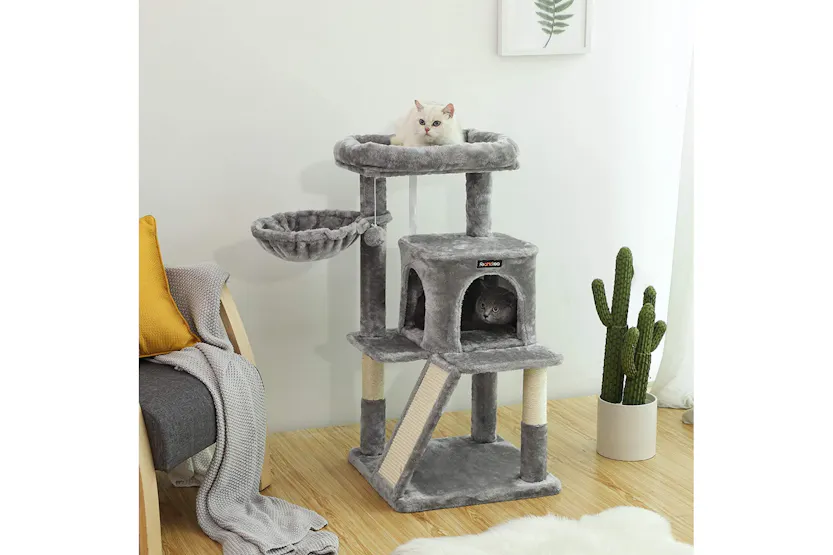 Feandrea UPCT51W Side Slope Cat Tree | Light Grey Feandrea UPCT51W Side Slope Cat Tree | Light Grey