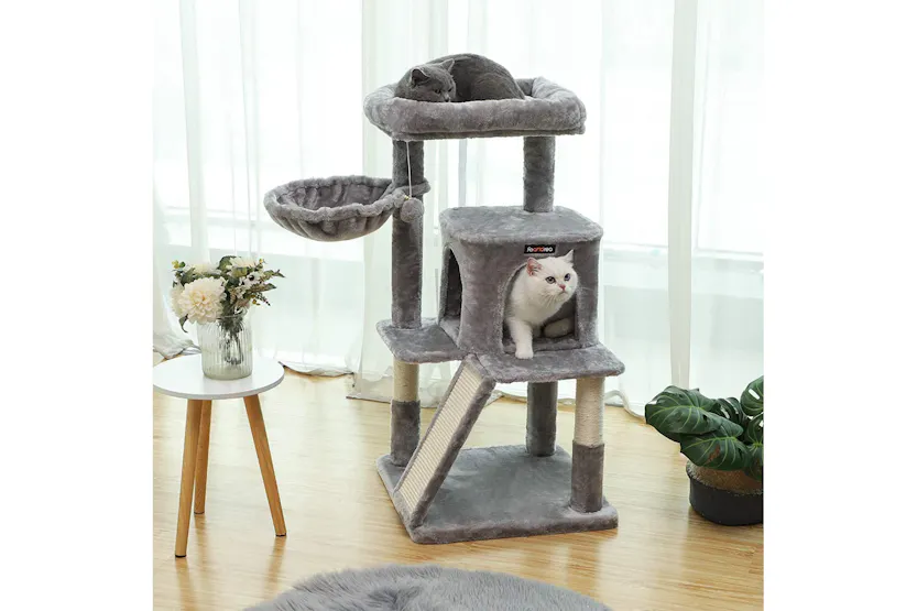 Feandrea UPCT51W Side Slope Cat Tree | Light Grey Feandrea UPCT51W Side Slope Cat Tree | Light Grey
