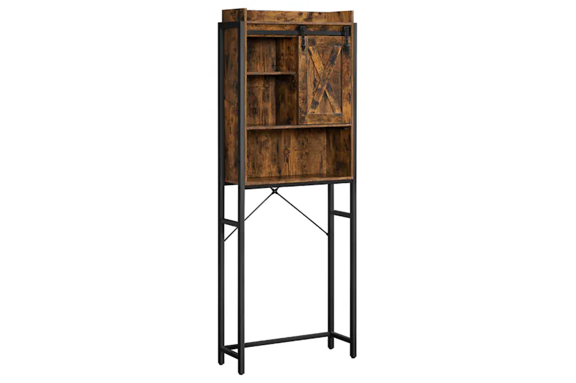 Vasagle Over-The-Toilet Oraganizer Rack | Rustic Brown & Black Vasagle Over-The-Toilet Oraganizer Rack | Rustic Brown & Black
