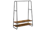 Vasagle Industrial Clothes Rack with Shelves | Rustic Brown & Black Vasagle Industrial Clothes Rack with Shelves | Rustic Brown & Black