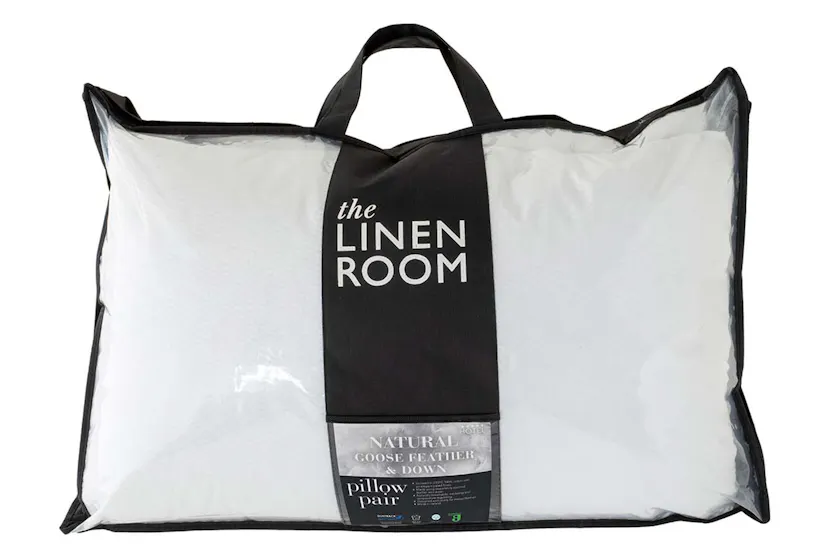 The Linen Room | Goose Feather & Down Pillow | Twin Pack The Linen Room | Goose Feather & Down Pillow | Twin Pack