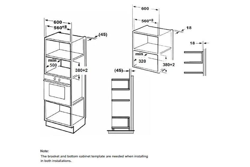Nordmende 20L 800W Built-in Microwave | NM825BIX | Stainless Steel Nordmende 20L 800W Built-in Microwave | NM825BIX | Stainless Steel