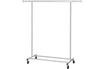 Songmics Clothes Rack with Shelf | Silver Songmics Clothes Rack with Shelf | Silver