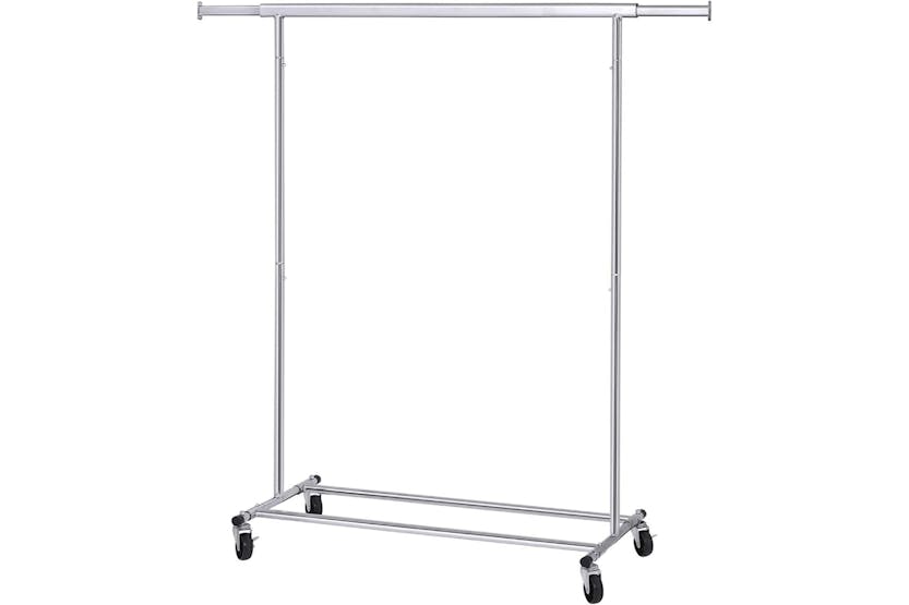 Songmics Clothes Rack with Shelf | Silver Songmics Clothes Rack with Shelf | Silver