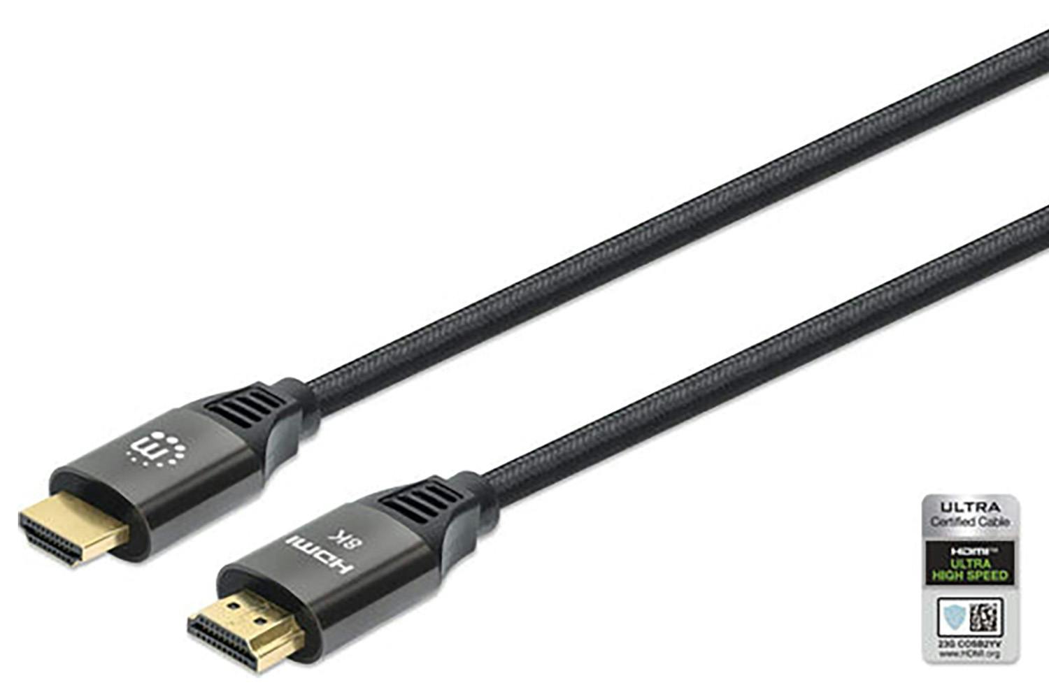 Manhattan 8K Ultra High Speed HDMI Cable with Ethernet