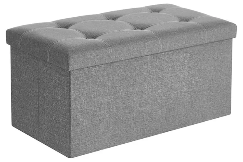 Songmics 21 Gal Folding Chest | Light Gray Songmics 21 Gal Folding Chest | Light Gray