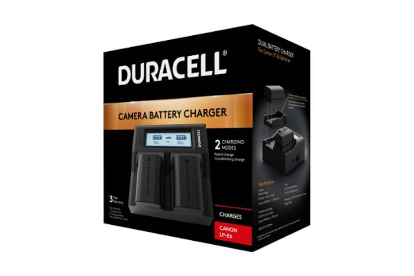 Duracell Dual Battery Charger for Canon LP-E6N Duracell Dual Battery Charger for Canon LP-E6N