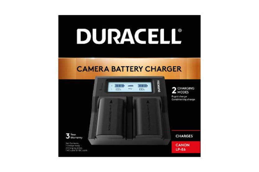 Duracell Dual Battery Charger for Canon LP-E6N Duracell Dual Battery Charger for Canon LP-E6N