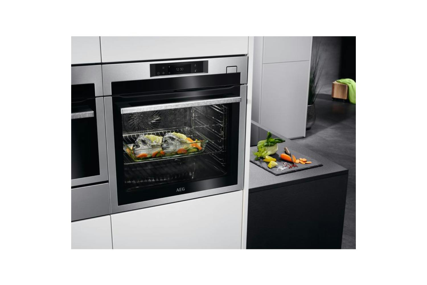 AEG 8000 Series Built-in Single Steam Oven | BSE782380M