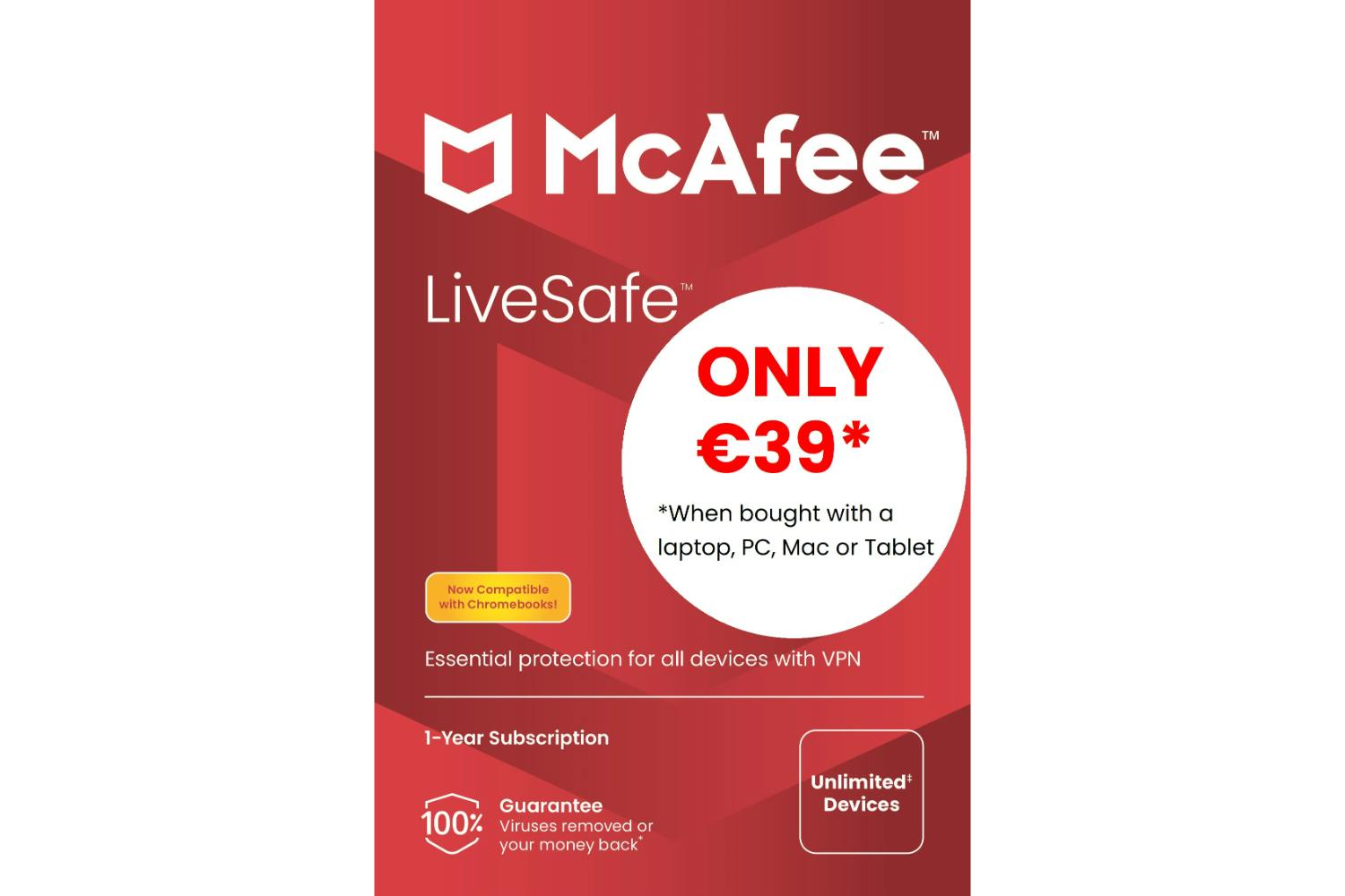 McAfee LiveSafe Online Protection & Internet Security