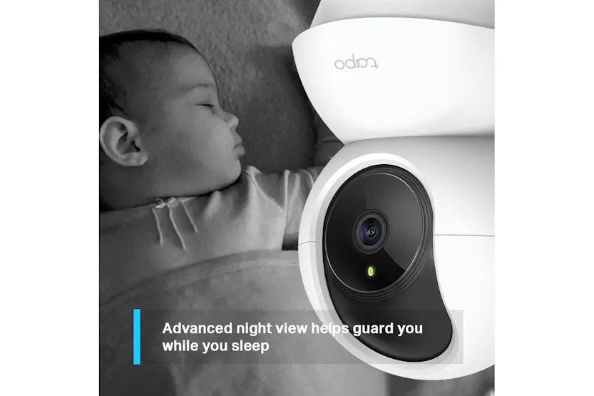 TP-Link Tapo Pan/Tilt Home Security Wi-Fi Camera | White TP-Link Tapo Pan/Tilt Home Security Wi-Fi Camera | White