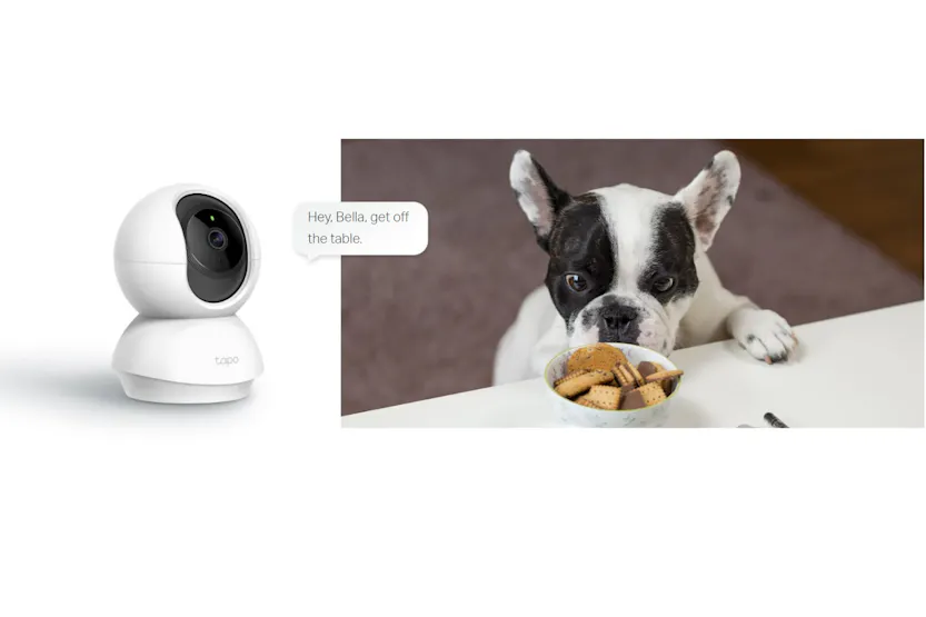 TP-Link Tapo Pan/Tilt Home Security Wi-Fi Camera | White TP-Link Tapo Pan/Tilt Home Security Wi-Fi Camera | White