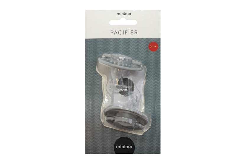 Mininor Silicone Soother | 6m+ | Grey Mininor Silicone Soother | 6m+ | Grey