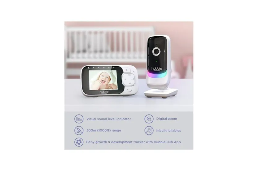 Hubble Nursery Pal Essentials Smart Baby Monitor With Fixed Camera Hubble Nursery Pal Essentials Smart Baby Monitor With Fixed Camera