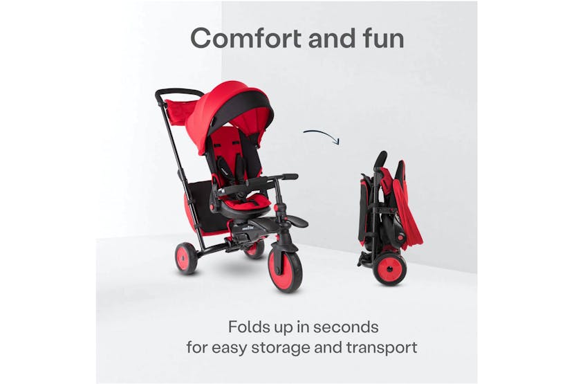 Smartrike STR7 6-in-1 Stroller Trike | Red Smartrike STR7 6-in-1 Stroller Trike | Red
