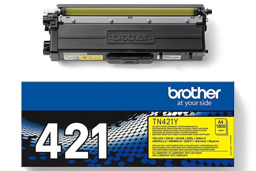 Brother TN421Y Toner Cartridge | Yellow Brother TN421Y Toner Cartridge | Yellow
