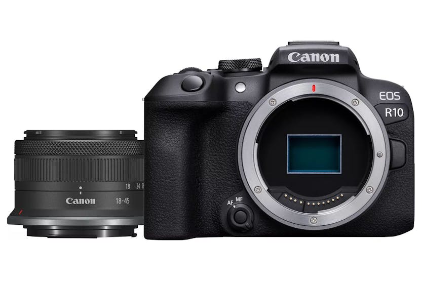 Canon EOS R10 Mirrorless Camera with RF-S 18-45mm Lens | Black Canon EOS R10 Mirrorless Camera with RF-S 18-45mm Lens | Black