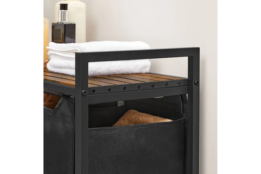 Vasagle BLH301B01 Laundry Basket with 3 Compartments Vasagle BLH301B01 Laundry Basket with 3 Compartments