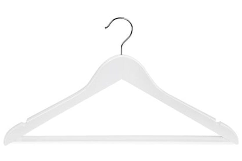 Songmics CRW03W-50 Mapple Wood Coat Hanger | White | 50 Pieces Songmics CRW03W-50 Mapple Wood Coat Hanger | White | 50 Pieces