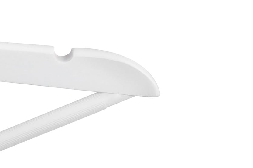 Songmics CRW03W-50 Mapple Wood Coat Hanger | White | 50 Pieces Songmics CRW03W-50 Mapple Wood Coat Hanger | White | 50 Pieces