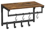 Vasagle LCR103B01 Wall Coat Rack with 8 Hooks Vasagle LCR103B01 Wall Coat Rack with 8 Hooks
