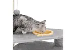 Feandrea PCT99W Scratching Post Cat Tree with Bowl | Light Grey Feandrea PCT99W Scratching Post Cat Tree with Bowl | Light Grey