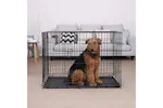 Feandrea PPD42H Dog Cage XXL with 2 Doors Feandrea PPD42H Dog Cage XXL with 2 Doors