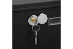 Songmics GMB020B02 Mail Box | Black Songmics GMB020B02 Mail Box | Black