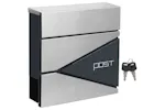 Songmics GMB51AS Mail Box with Newspaper Compartment Songmics GMB51AS Mail Box with Newspaper Compartment